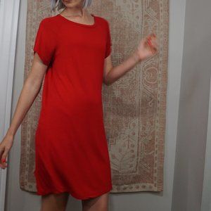 bobeau back cut out dress